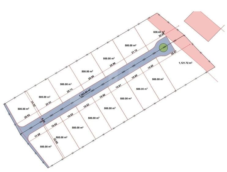 Teren Construcții intravilan de 500 mp, în Chinteni