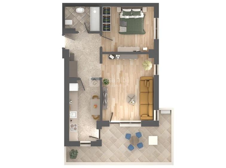 Apartament 2 camere, bloc nou, Podu Ros, intabulat - 7