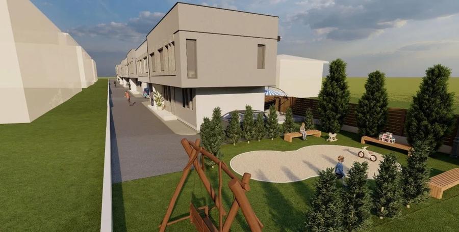 Casa cuplată 4 camere in florești, 92 mp utili, teren 200 mp - 6