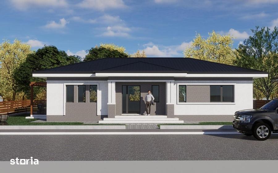 Casă cu 4 camere cu Teren 600 Mp în Clinceni