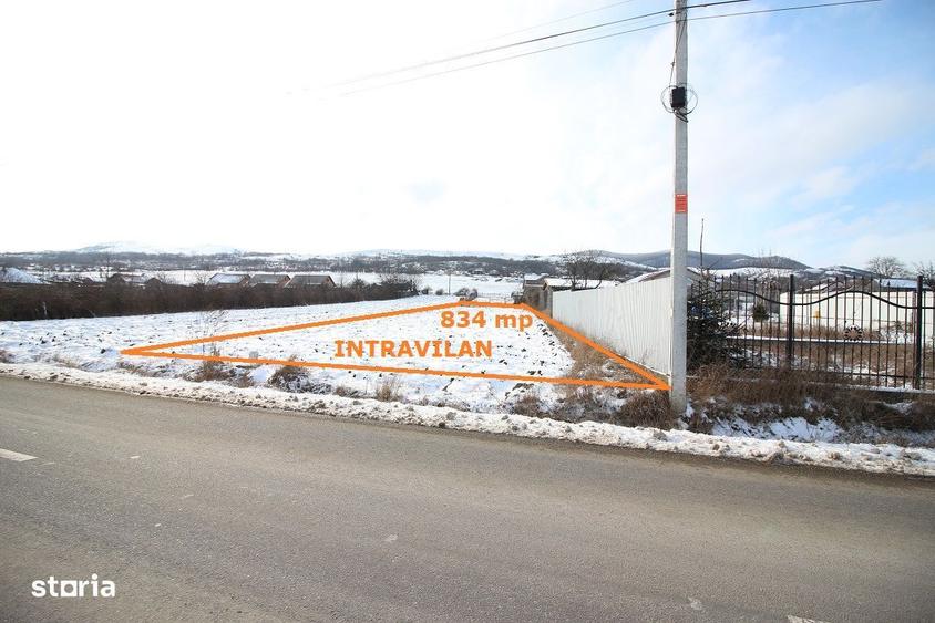 Teren 834 mp Sarata Dealul Nou stradal Itravilan Negociabil - 5