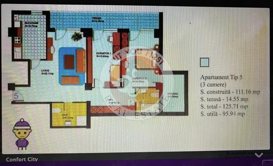 Confort City | 3 camere | 103mp | Decomandat | B12504 - 8