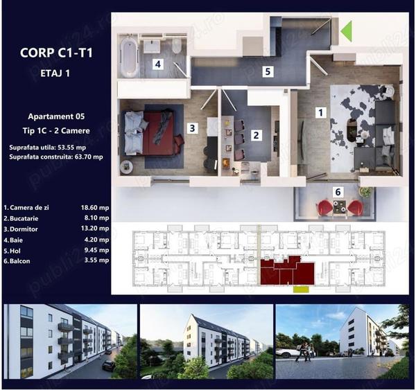 Apartamente noi direct de la dezvoltator - 9