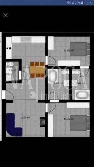 Apartament 3 camere de vanzare in Europa, Cluj Napoca - 1