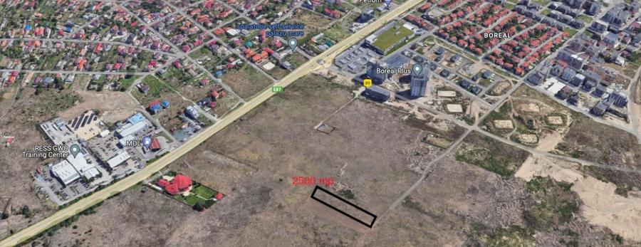Teren intravilan construibil 2500 mp zona Boreal Bd.Tomis, pentru cartier de vil - 5