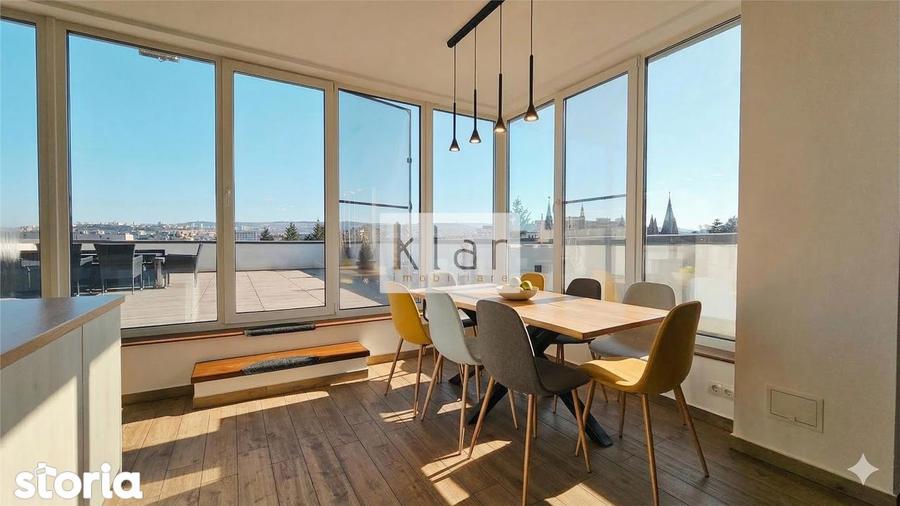 Penthouse cu 3 camere 80mp,2 terase,boxa, Grigorescu, Zona TVR - 1
