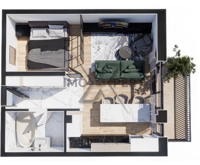 Apartament 2 camere, etaj intermediar,bloc premium Baciu Regal - 2