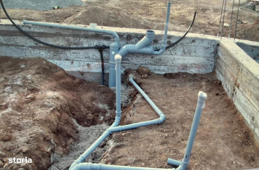 Veterani , teren cu temelie si proiect tip duplex - 2