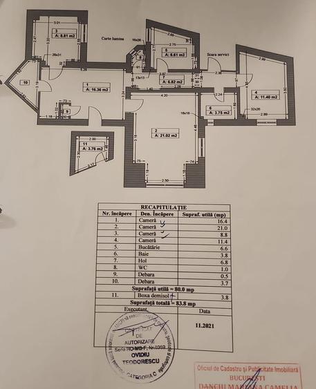 Apartament 4 camere 80mp +garaj Dorobanti/Caderea Bastiliei - 15