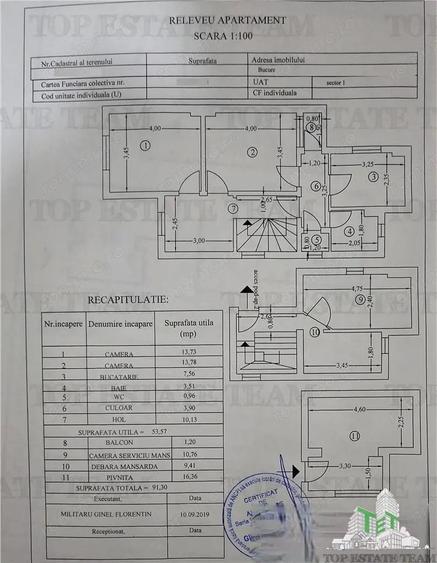 Apartament 3 camere In Vila, Titulescu - Cuza - 1