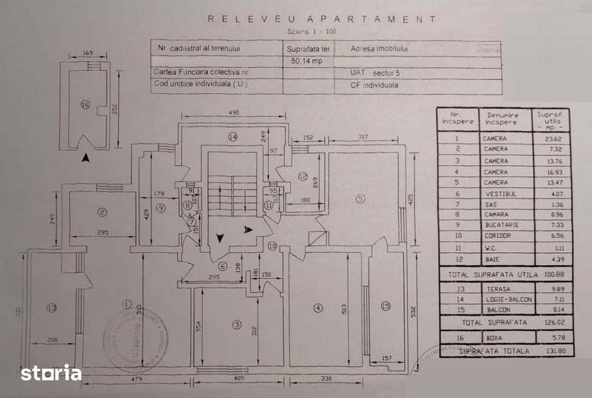 Vanzare apartament 5 camere terase Cotroceni metrou Parcul Operei - 1