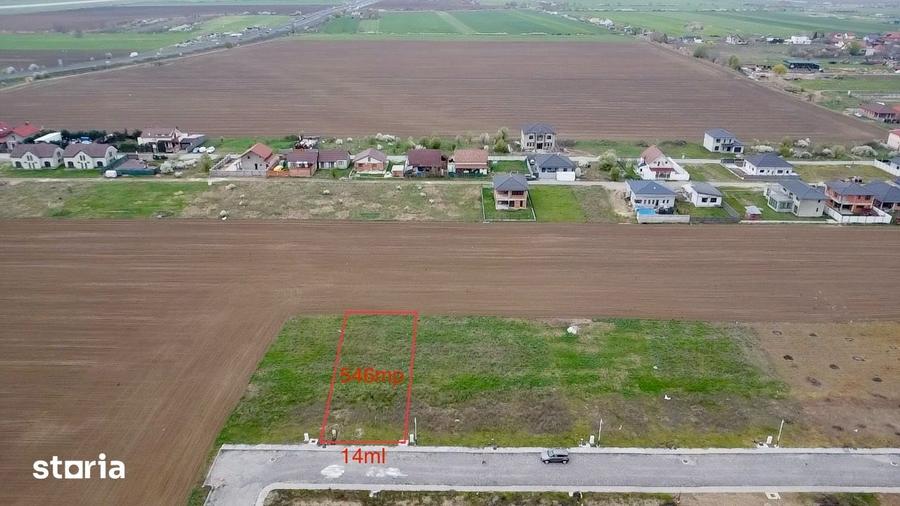 Teren de vanzare zona noua Bujac 546mp AC ON+1 teren pe col? separate - 4