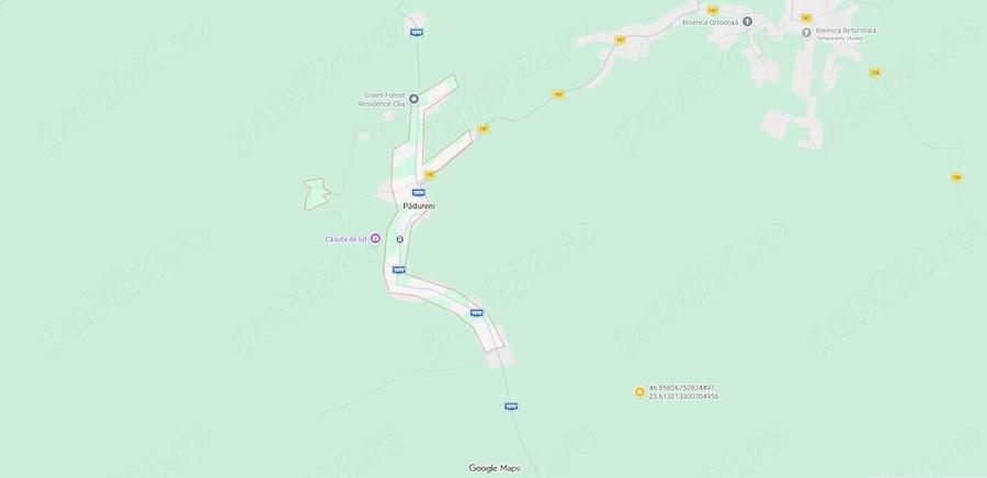 Teren intravilan de vanzare in Padureni, comuna Chinteni - 1