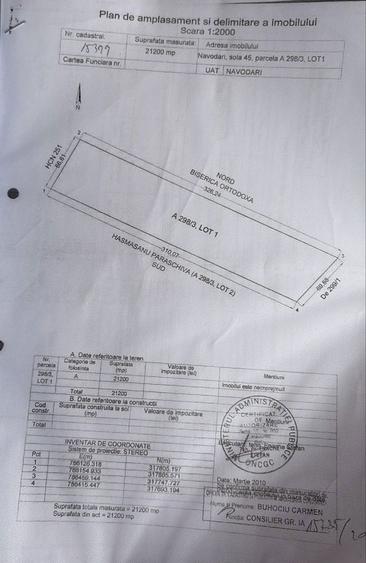 Teren de vanzare pe drumul Usas !! - 1