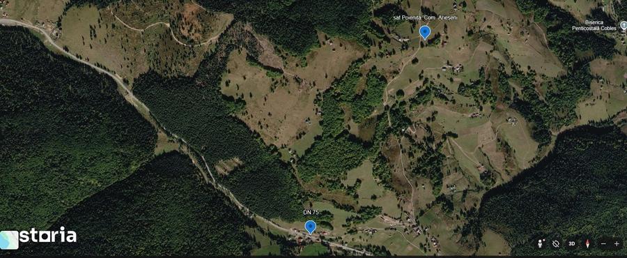 Teren de 2922 mp, în Arieșeni