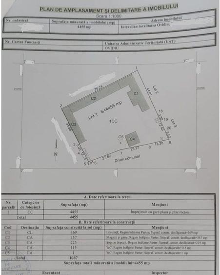 Teren industrial intravilan Ovidiu - 1
