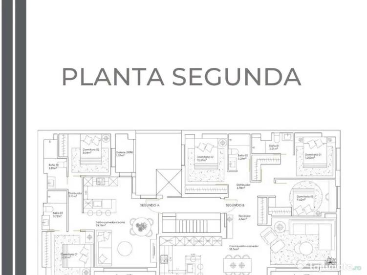 Apartament 3 cam central pe malul marii amplasat de-a lungul coastei - 5