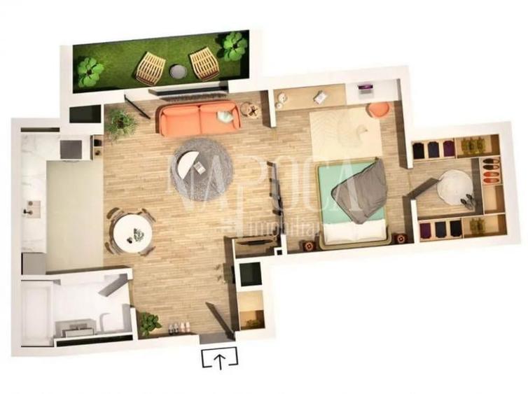 Apartament 2 camere de vanzare in Centru, Cluj Napoca - 1