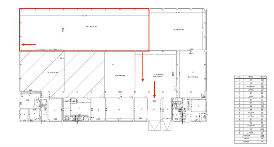 Inchiriere hala renovata Tatarasi Iasi, 990mp, zona noul Lidl - 6