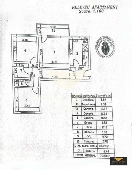 Apartament 3 camere Victoriei | Imobil 1978 | Decomandat| 2 bai| 3 min de metrou - 9