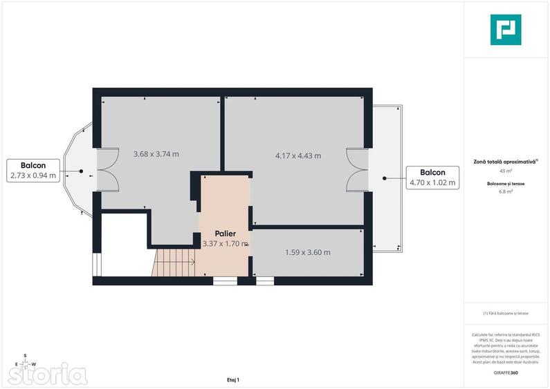 Duplex spa?ios 102 mp utili, teren 350mp in Covaci - 15