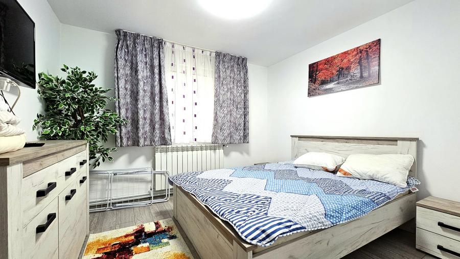 Apartament cu 2 camere decomandat, mobilat în Predeal