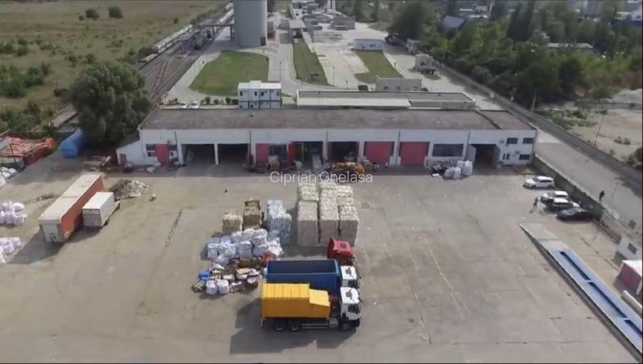 Platforma industriala, 7000 mp teren asfaltat + 1000 mp Hala si Birou