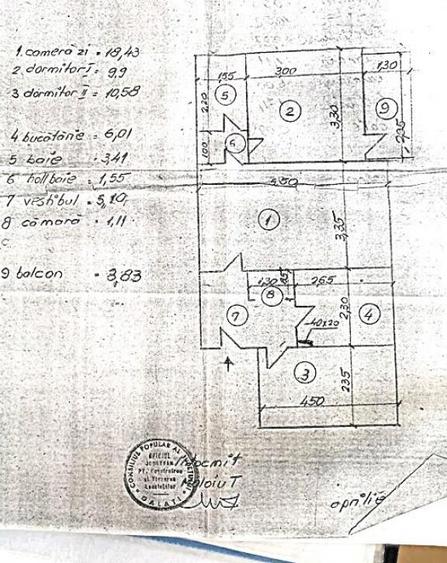 Apartament cu 3 camere in Micro 16 Apartament cu 3 camere in Micro 16