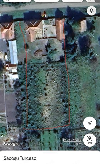 Teren de 11100 mp, în Sacoșu Turcesc
