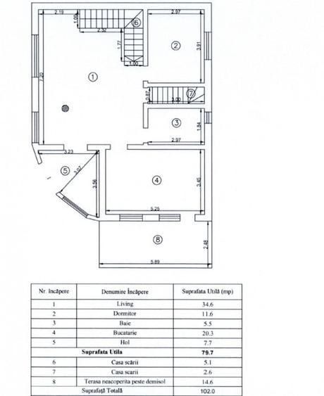 Vila finalizata, disponibila cu 600 sau 1000 mp teren, Rediu, IASI - 23