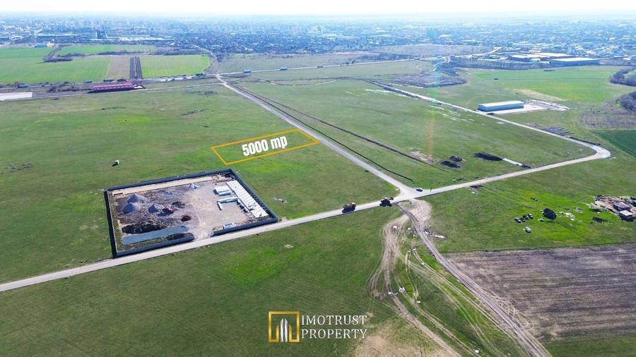 Teren pentru hale industriale Arad – 5.000 mp | PUZ aprobat | - 2