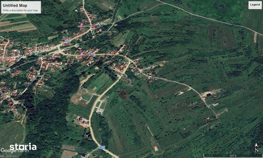 Vand teren la intrare in localiatea Vale, oras Saliste, jud. Sibiu - 1