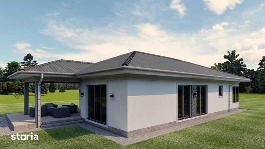 Casă cu 3 camere cu Teren 157 Mp în Groși