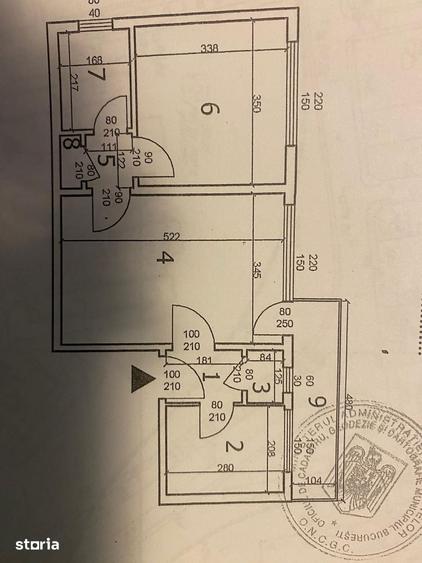 Apartament cu 2 camere în Pajura