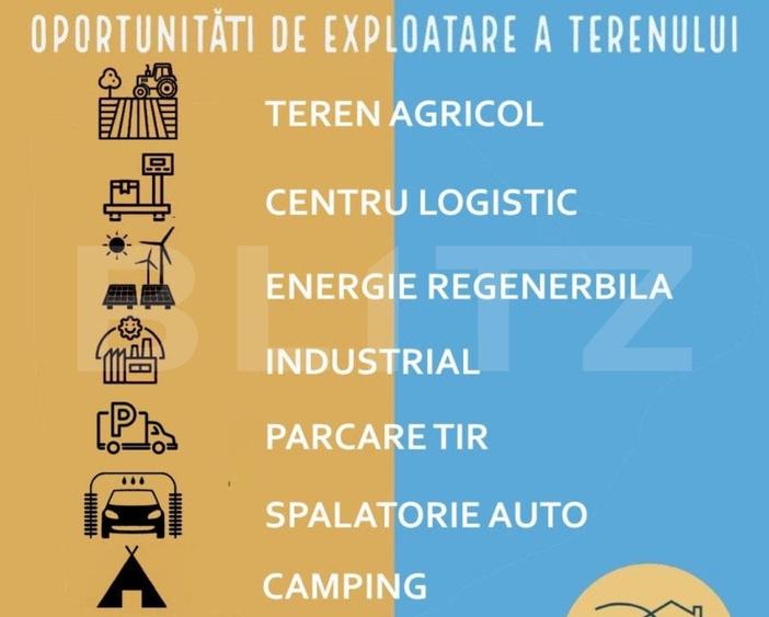 Teren agricol extravilan de 4500 mp, în Exterior Sud