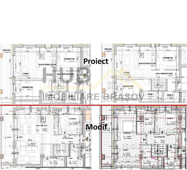 Penthouse cu 6 camere decomandat în Răcădău