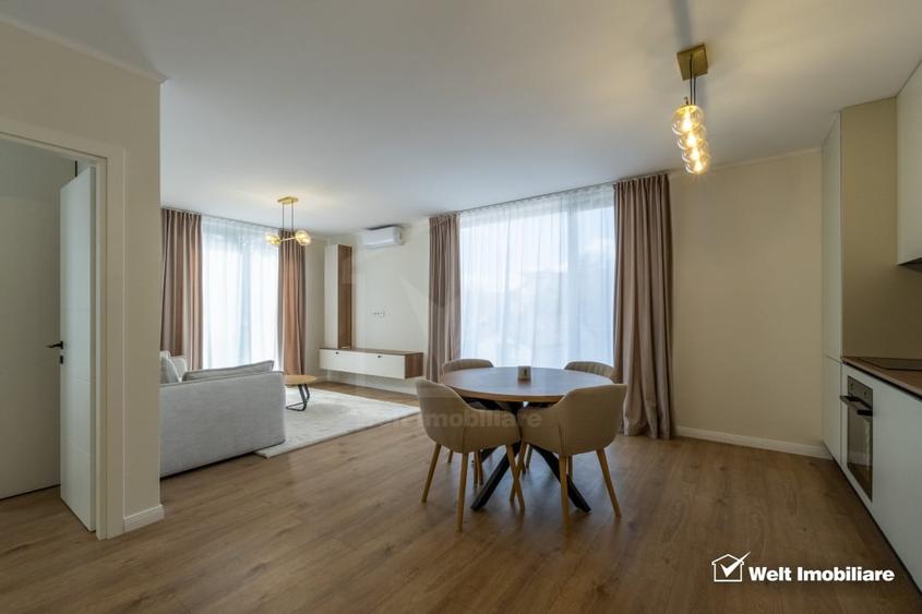 Apartament cu 2 camere semidecomandat, mobilat în Grigorescu