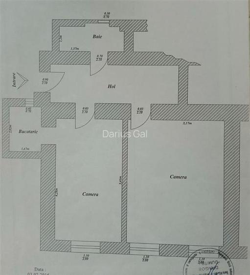 Apartament cu 2 camere decomandat în Central Apartament cu 2 camere decomandat în Central
