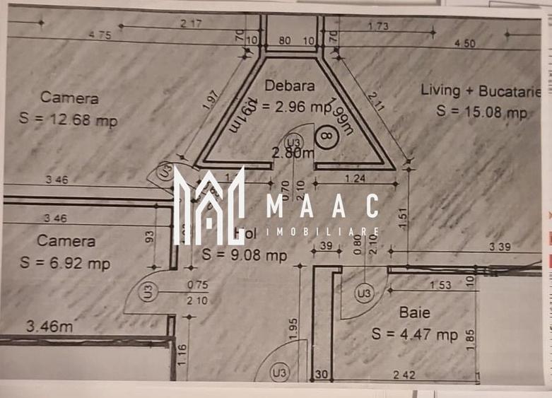 Apartament 2 camere I Etaj 2 I 51 mpu I Investitie I Piata Cluj - 8