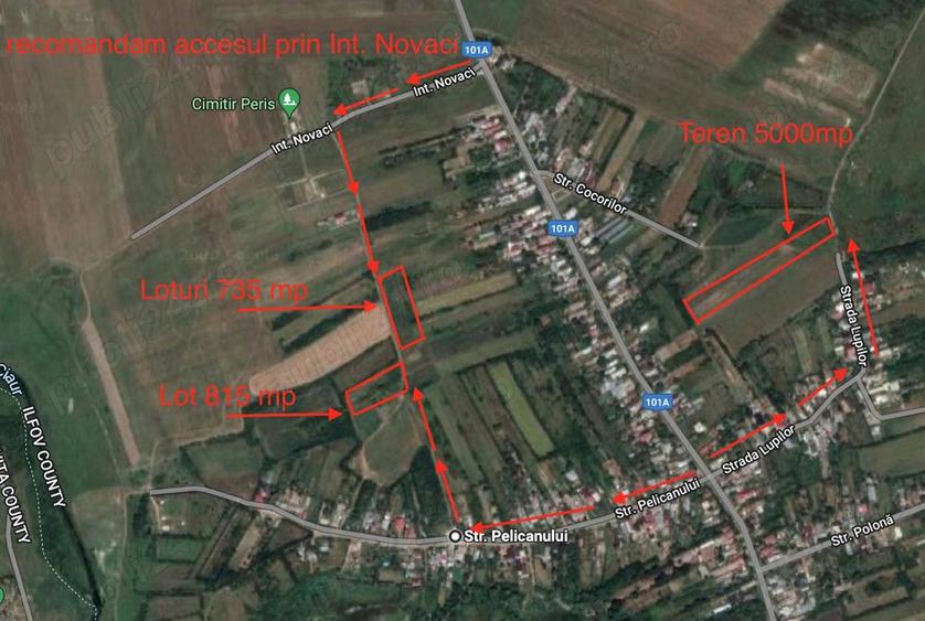Terenuri IN RATE 500 luna, teren 25 langa Ciolpani, Izvorani - 1