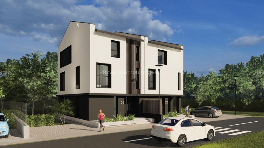 VILE P+1+M, 5 camere+Teren 150 mp.zona Otopeni-DIRECT DEZVOLTATOR