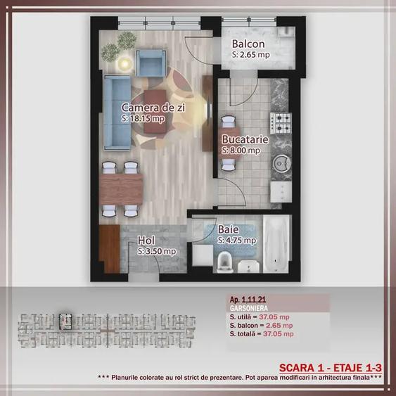 Garsoniera  Theodor Pallady metrou Nicolae Teclu - 4