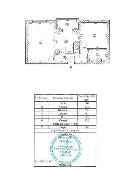 Apartament 2 camere, decomandat, Tractorul, priveliste deosebita – 0% comision - 16