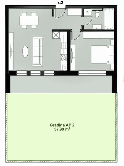 OCAZIE: Apartament nou, ansamblu premium, grădină privată - 6