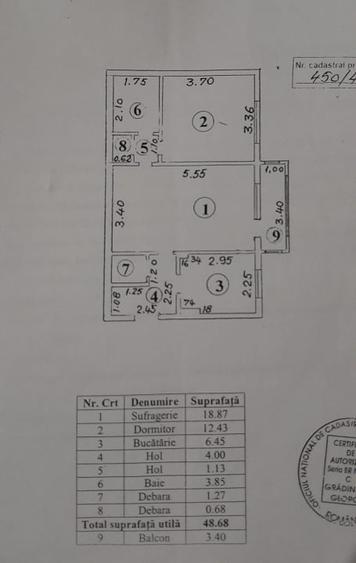 Apartament 2 camere confort 1, Calea Galati. Suprafata 52mp. - 7