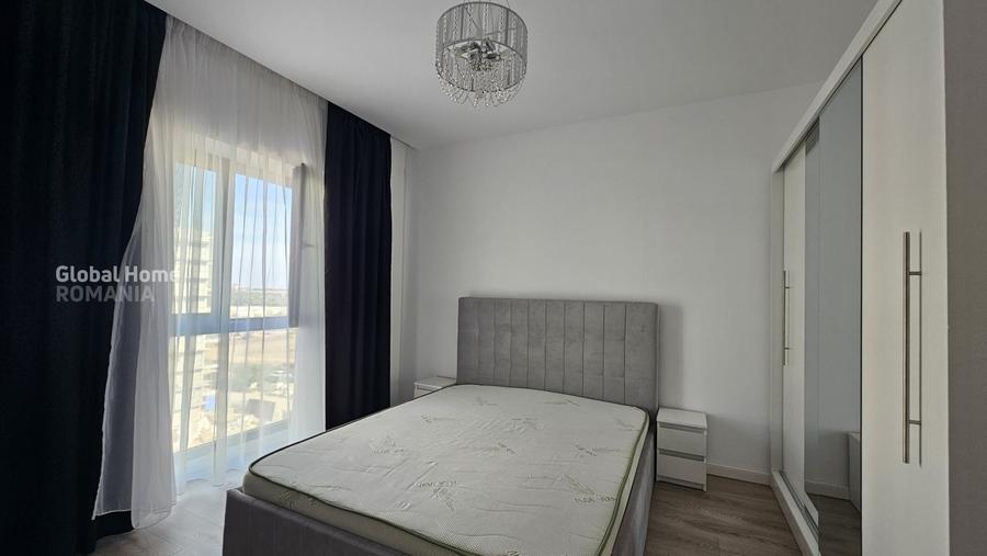 Apartament cu 3 camere semidecomandat, mobilat în Pipera