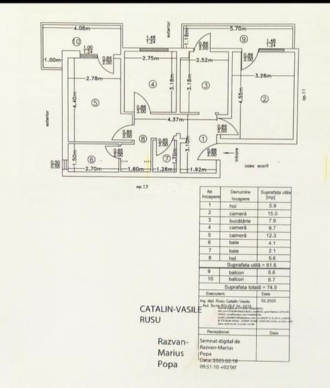 Vând ap.3 camere ESPLANADĂ Vând ap.3 camere ESPLANADĂ