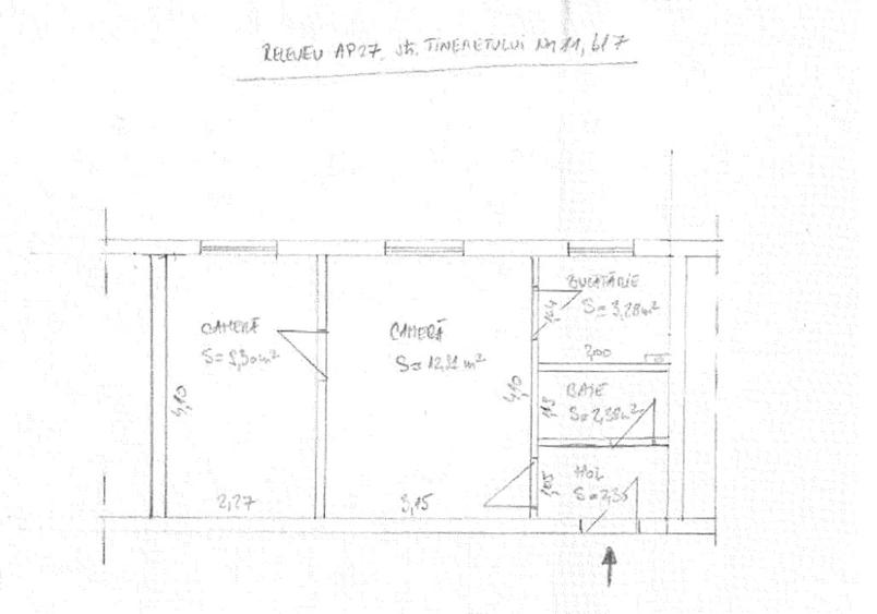 Apartament 2 camere Medias, Str. Tineretului, jud. Sibiu (Licitatie) - 2