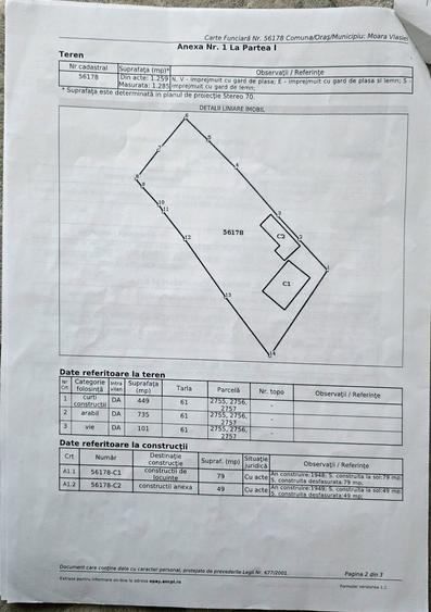Teren intravilan Moara Vlasiei - 3