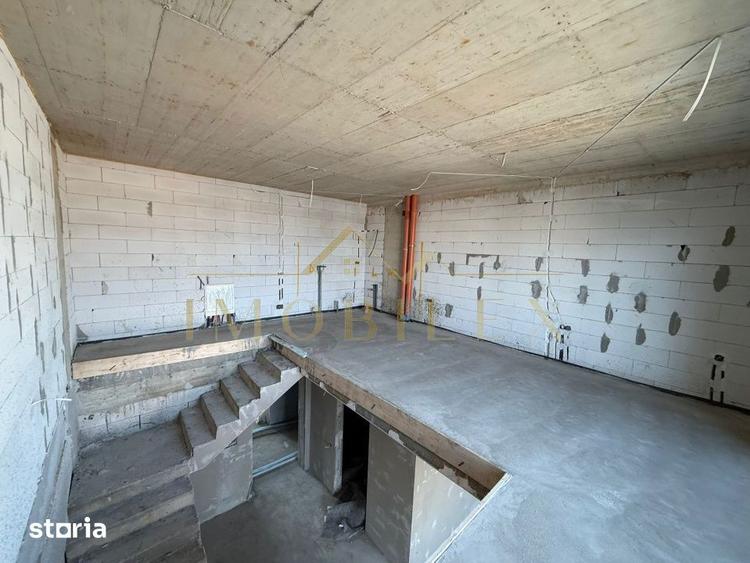Apartament semifinisat 2 camere , 60mp, terasa, zona Sopor - 14